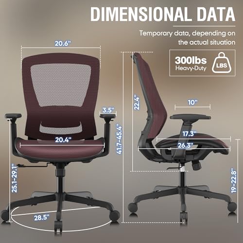 Black Mesh Ergonomic Office Chair R1192