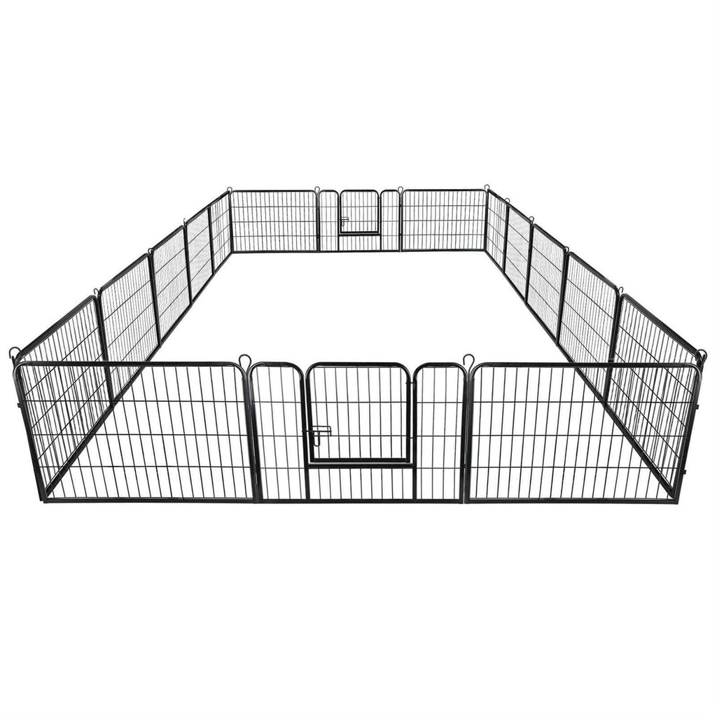 Foldable Detachable 16 Panel Pet Playpen E79377