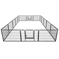Foldable Detachable 16 Panel Pet Playpen E79377