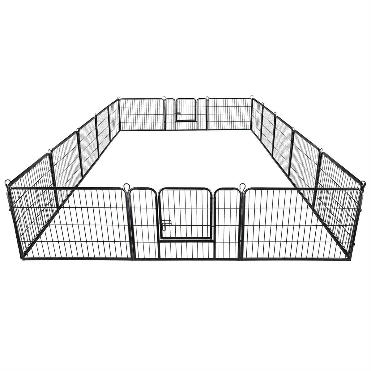 Foldable Detachable 16 Panel Pet Playpen E79377