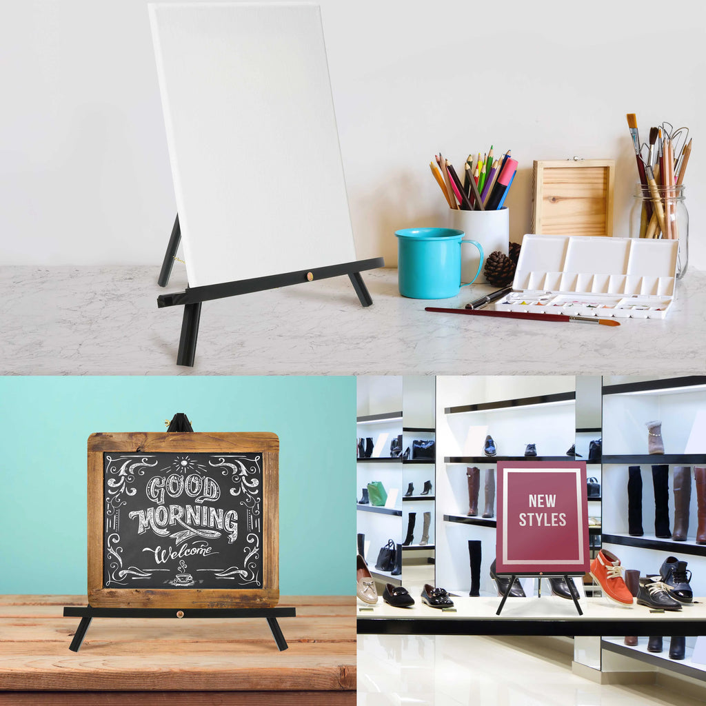 20" Black Wood A-Frame Artist Easel, Pack of 2 G807
