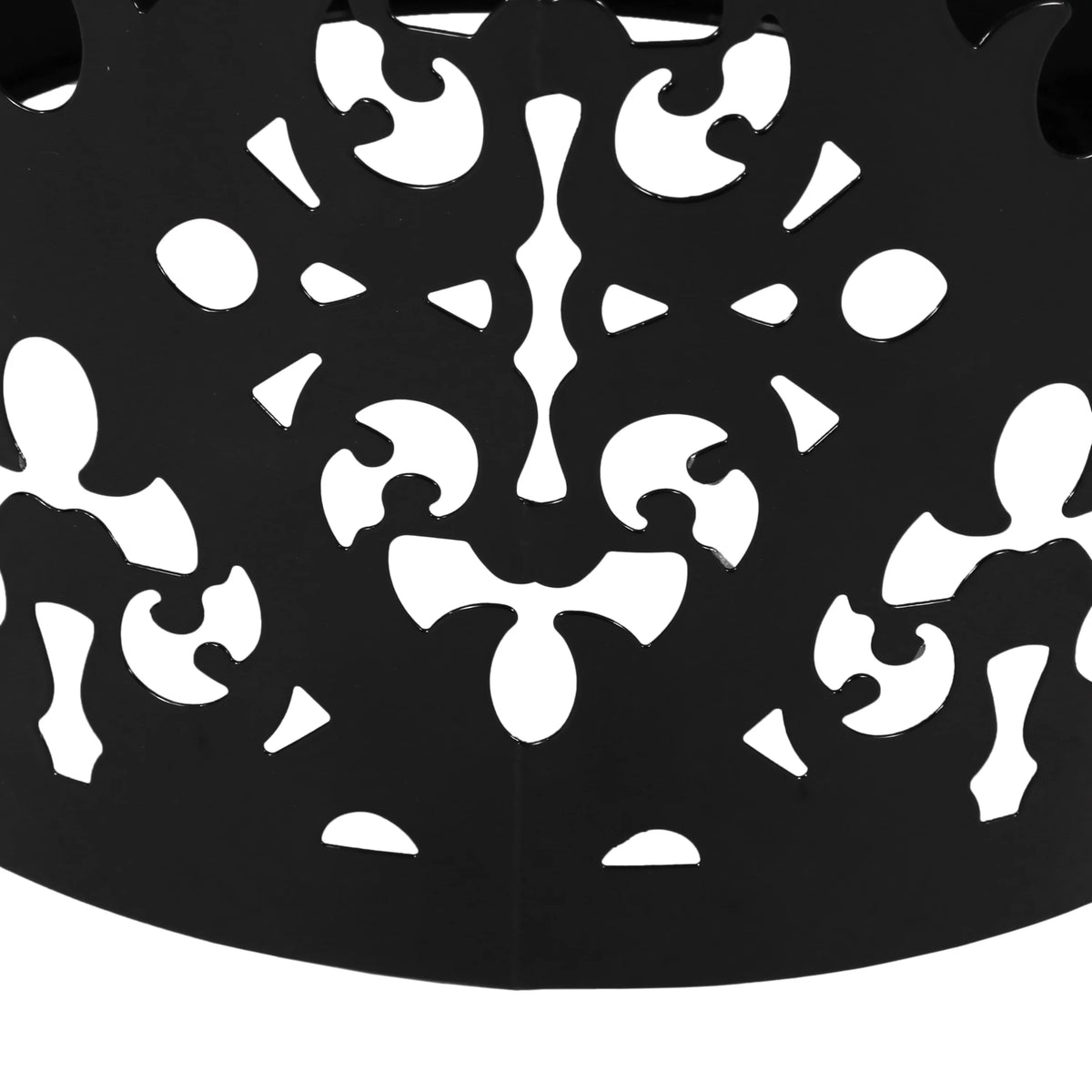 Black Outdoor Metal Side Table X21940