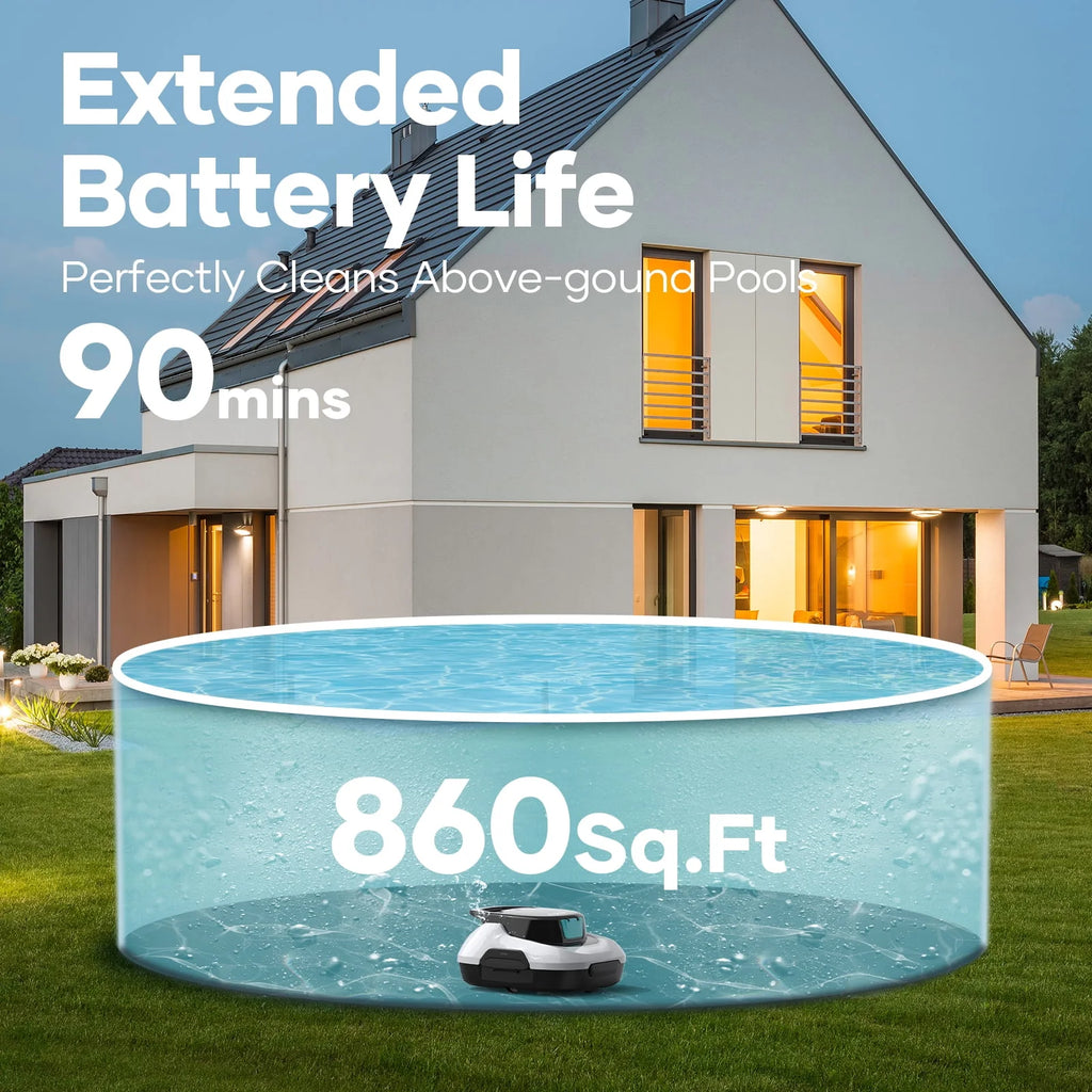 Cordless Robotic Pool Cleaner E891677