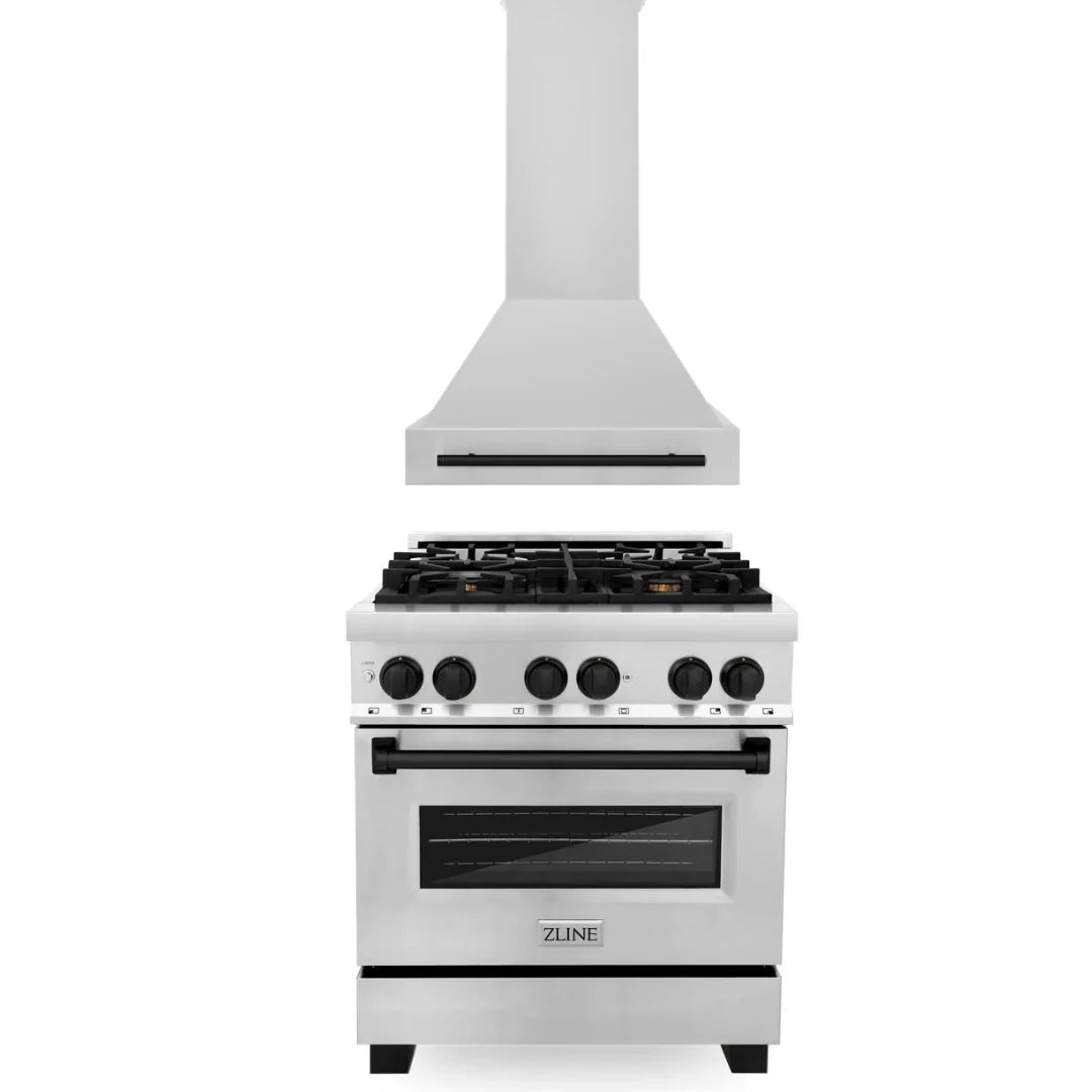30 In. Dual Fuel Range and Range Hood X216725