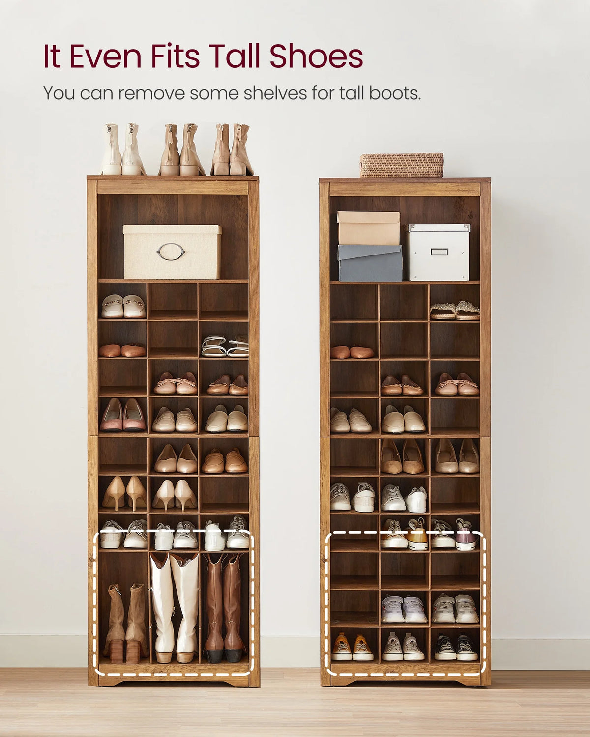 10-Tier Shoe Storage Cabinet E858