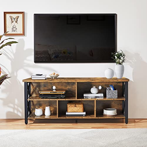 Gray TV Stand up to 65 Inch with Storage Compartments V77727