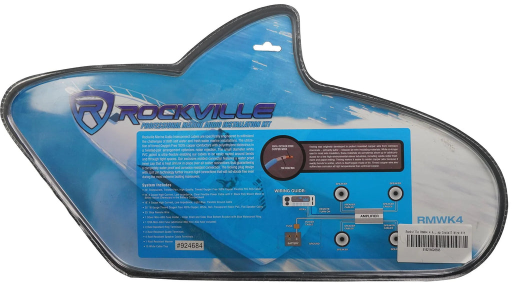6.5 Marine Wakeboard Speakers and 4 Channel Amplifier H312