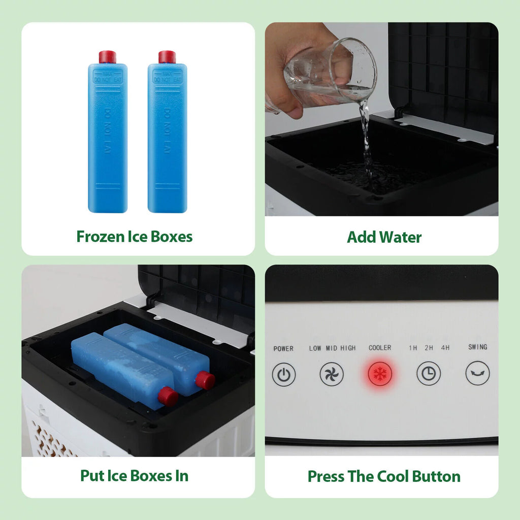 10L Portable Evaporative Cooler Humidifier O214