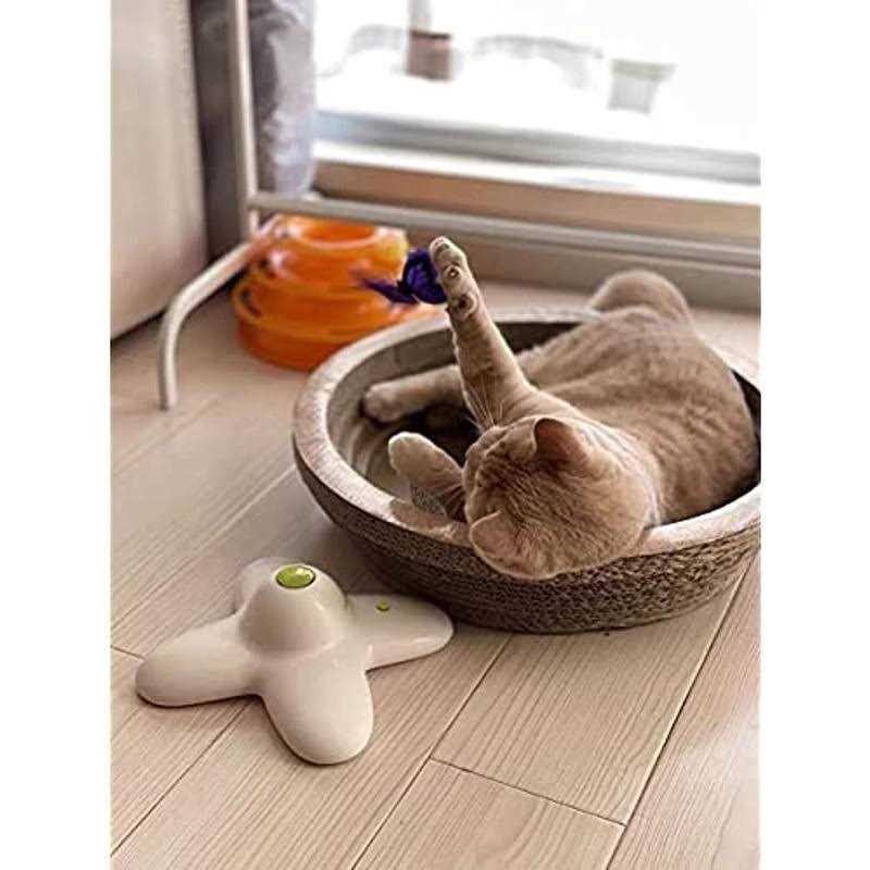Interactive Cat Butterfly Toy with Two Replacements Q68225