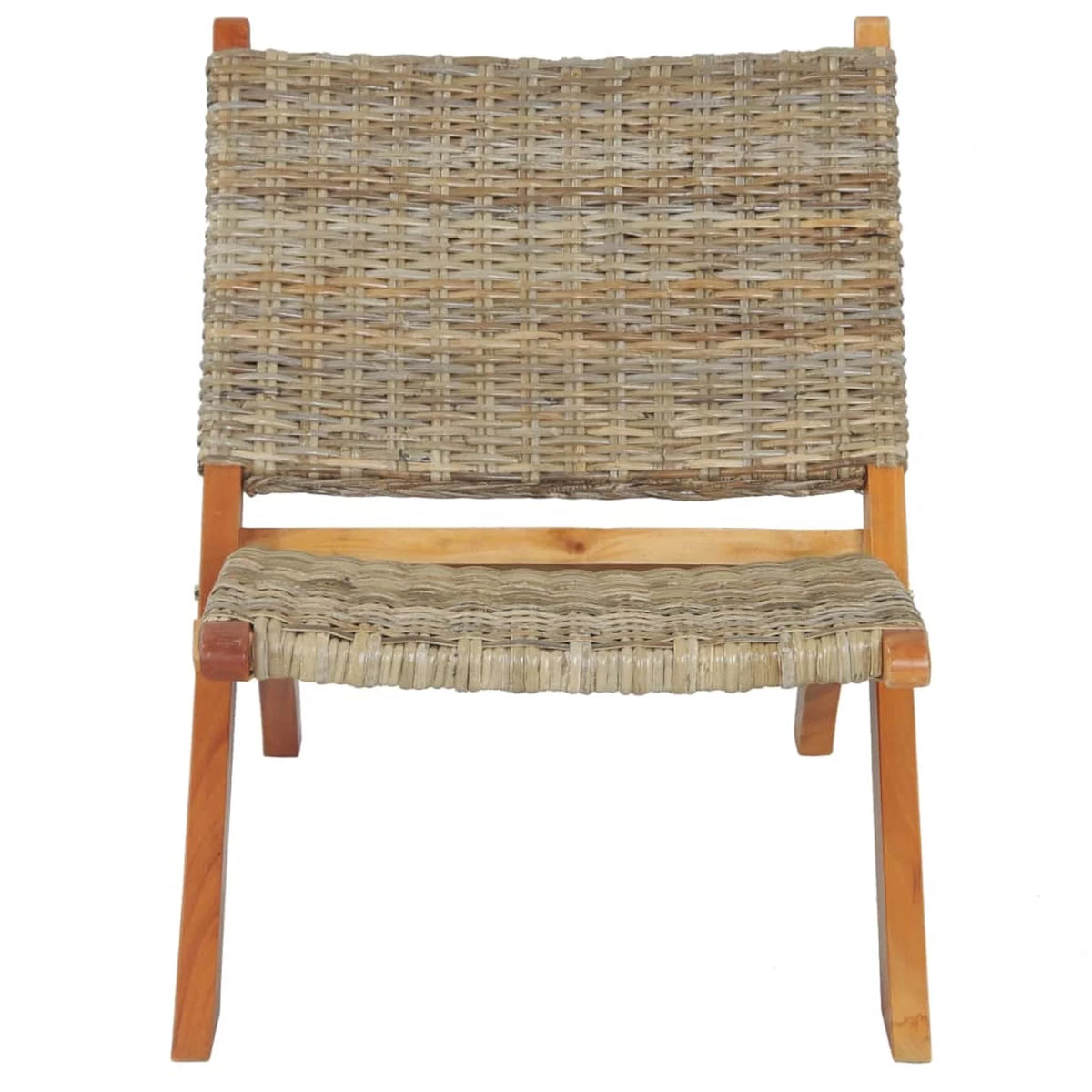 Kubu Rattan Mahogany Wood Frame Chair X366