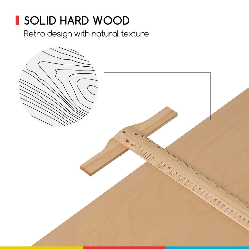 Solid Wood Drafting Table with Adjustable Angle Top W2271