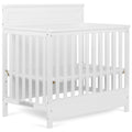 White 4-in-1 Convertible Mini Crib K43760