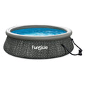 10ft x 30in Round Above Ground Pool with Cartridge Filter Pump Z371264