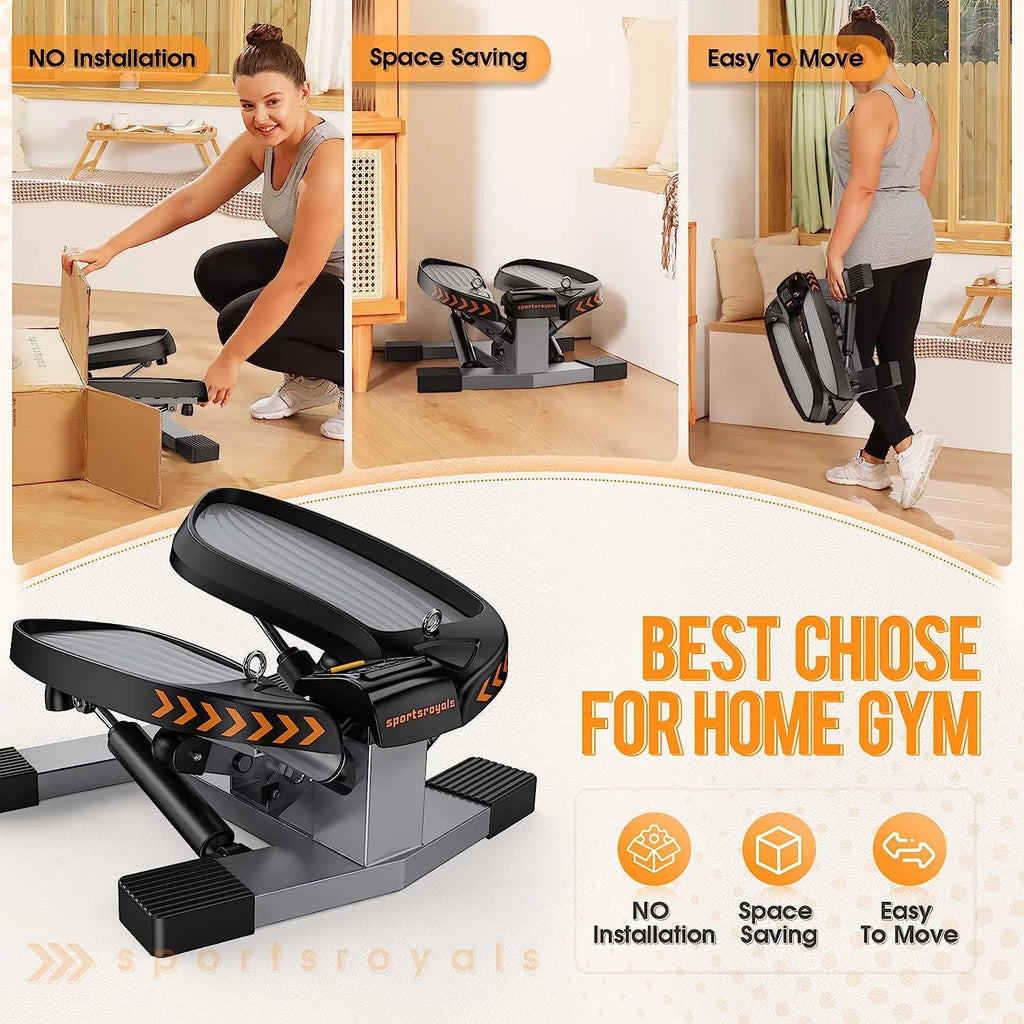 Portable Stair Stepper with Resistance Band R455367