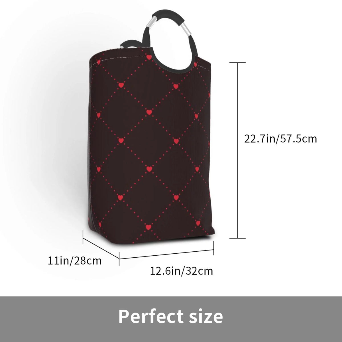 50L Rectangular Foldable Laundry Hamper L2251