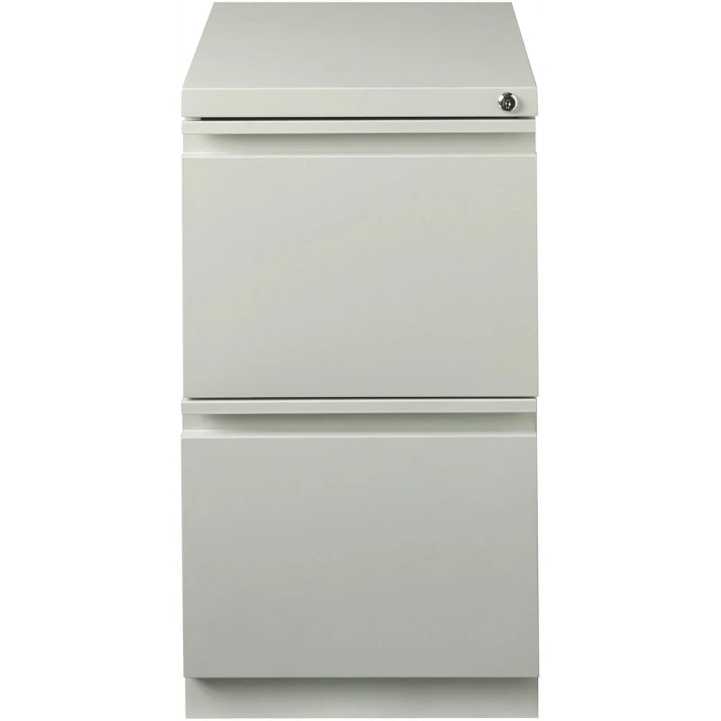 Light Gray 2-Drawer Metal Mobile File Cabinet P5368