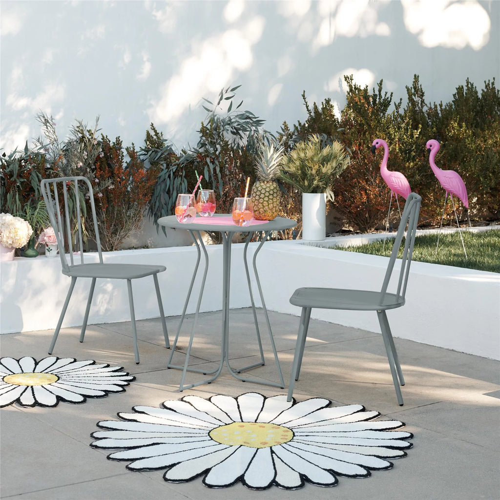 Light Grey 3 Piece Bistro Set O9232