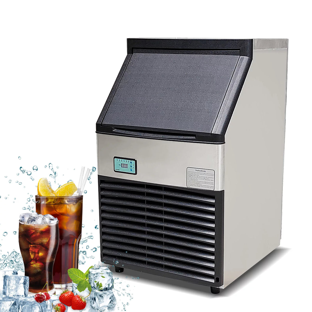 Commercial Auto Ice Cube Machine 132 LBS/Day I4519