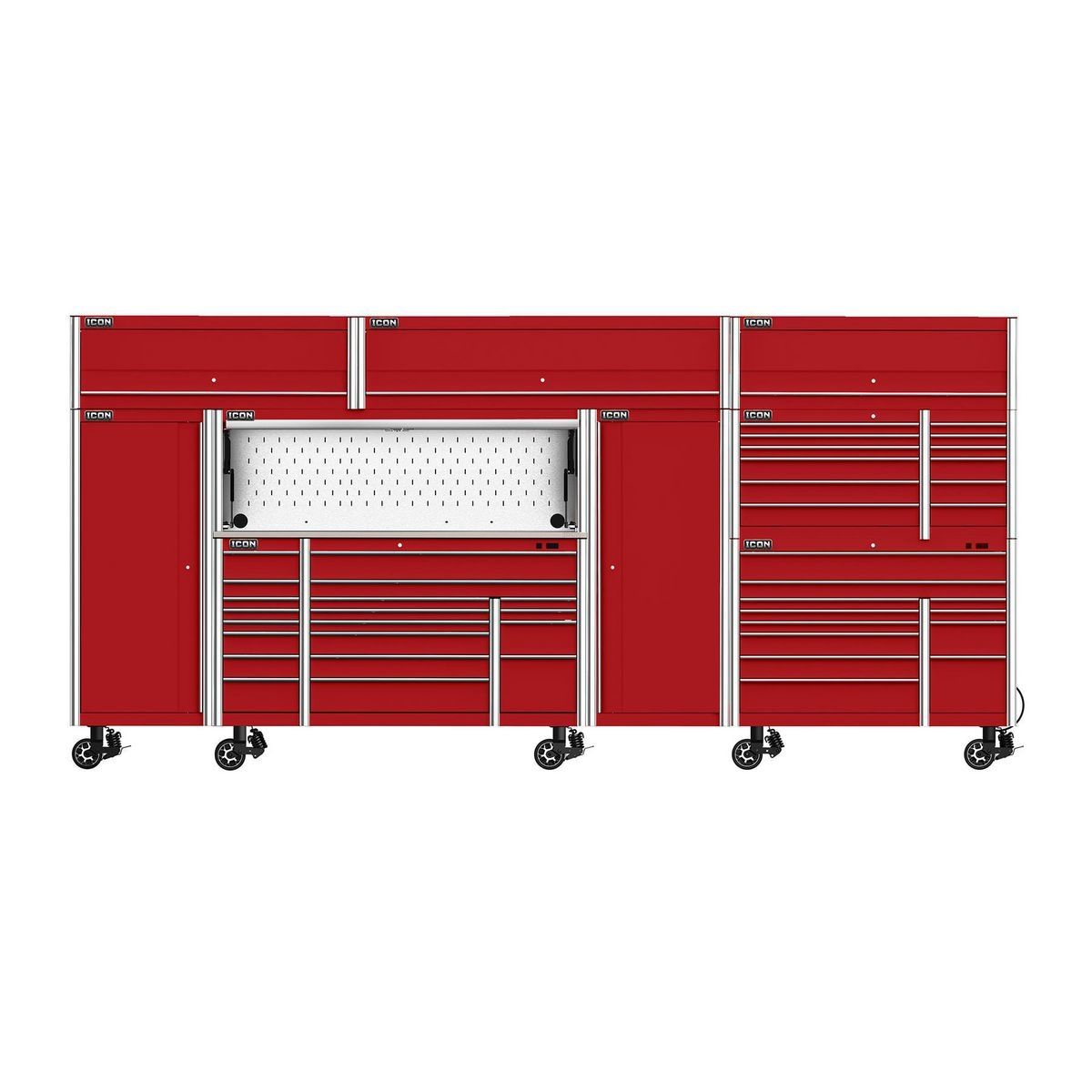 56 in. Overhead Cab, Red H9768