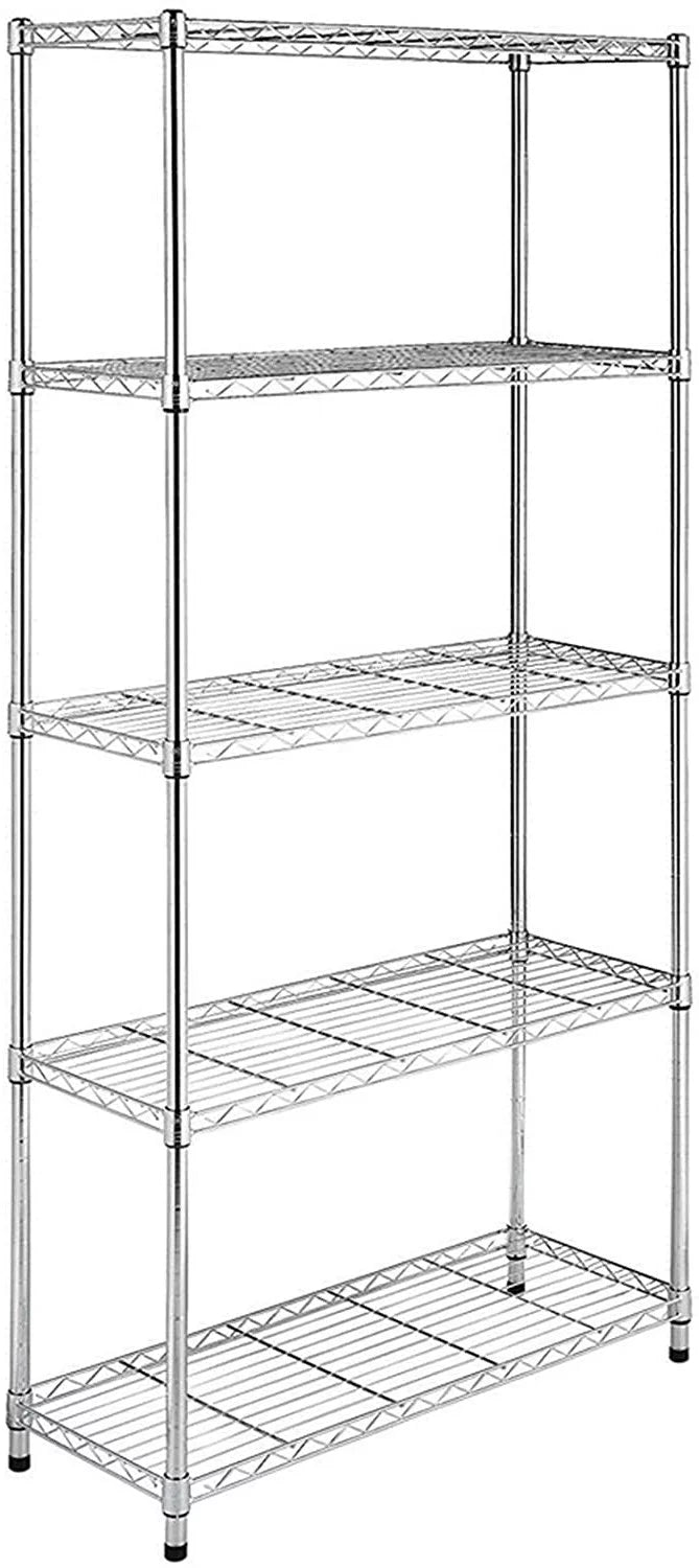 Adjustable 5-Shelf Wire Shelving F59566