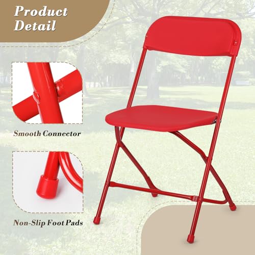 Black Plastic Folding Chairs 10 Pack O3767