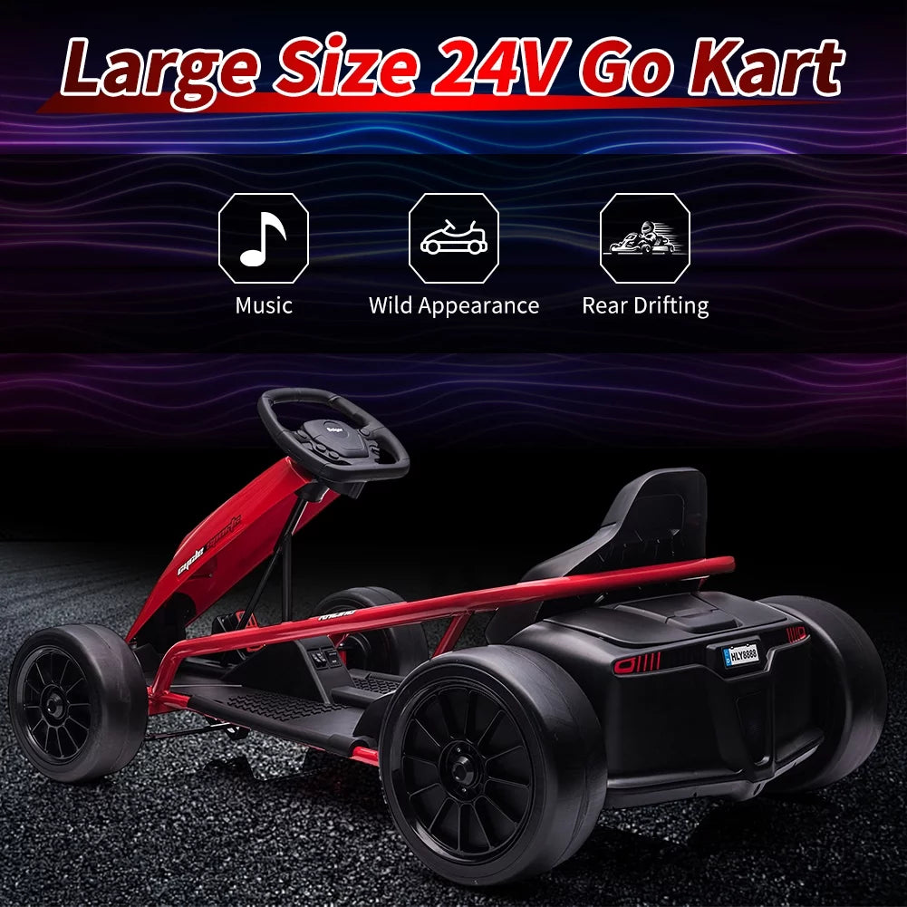 24V Electric Drifting Go Kart for Kids D93025