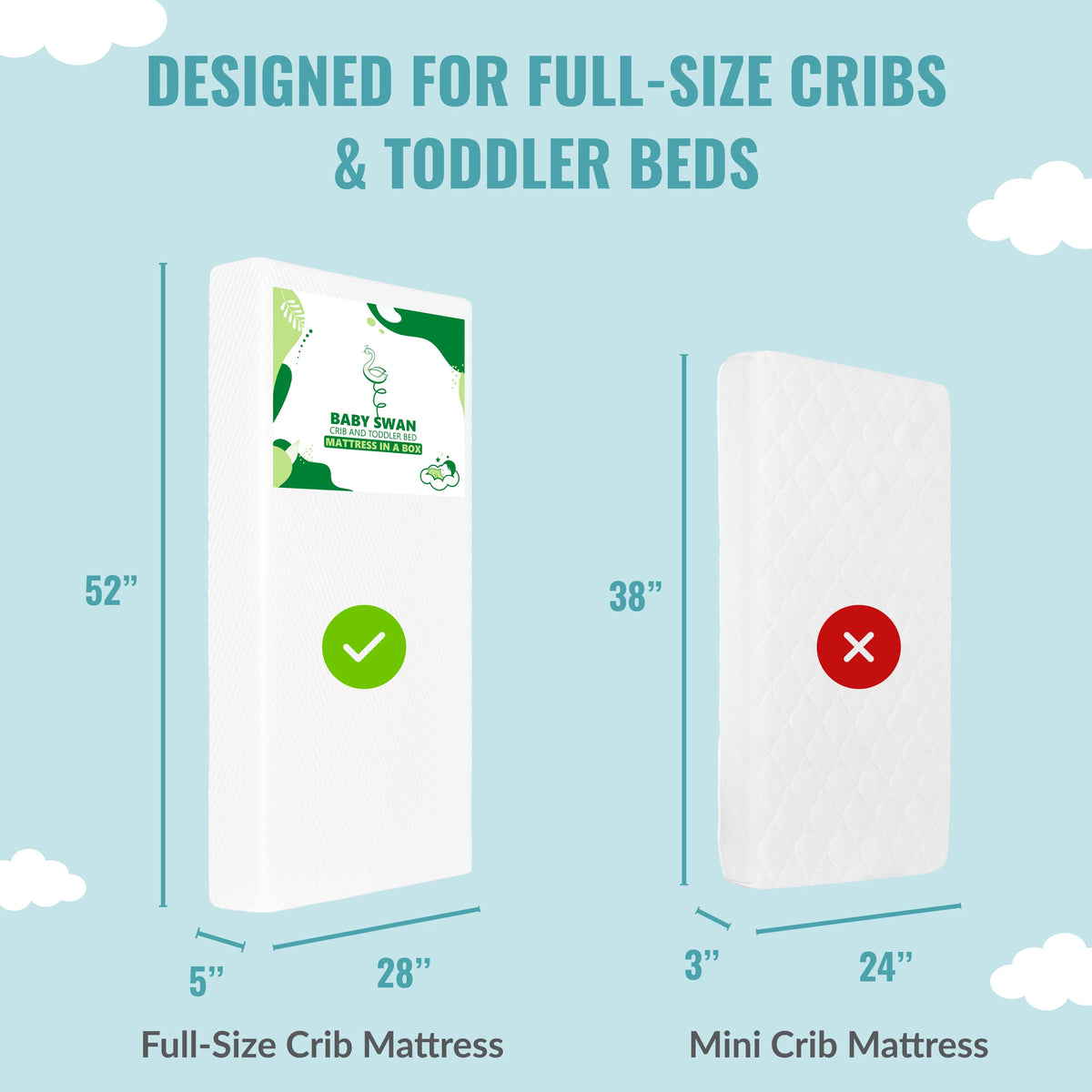 Foam Crib & Toddler Mattress I76941