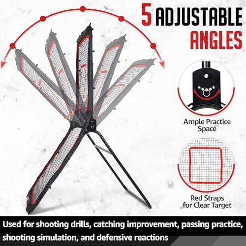 4x7FT Lacrosse Rebounder with Target Strip R910
