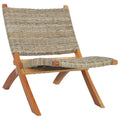 Kubu Rattan Mahogany Wood Frame Chair X366