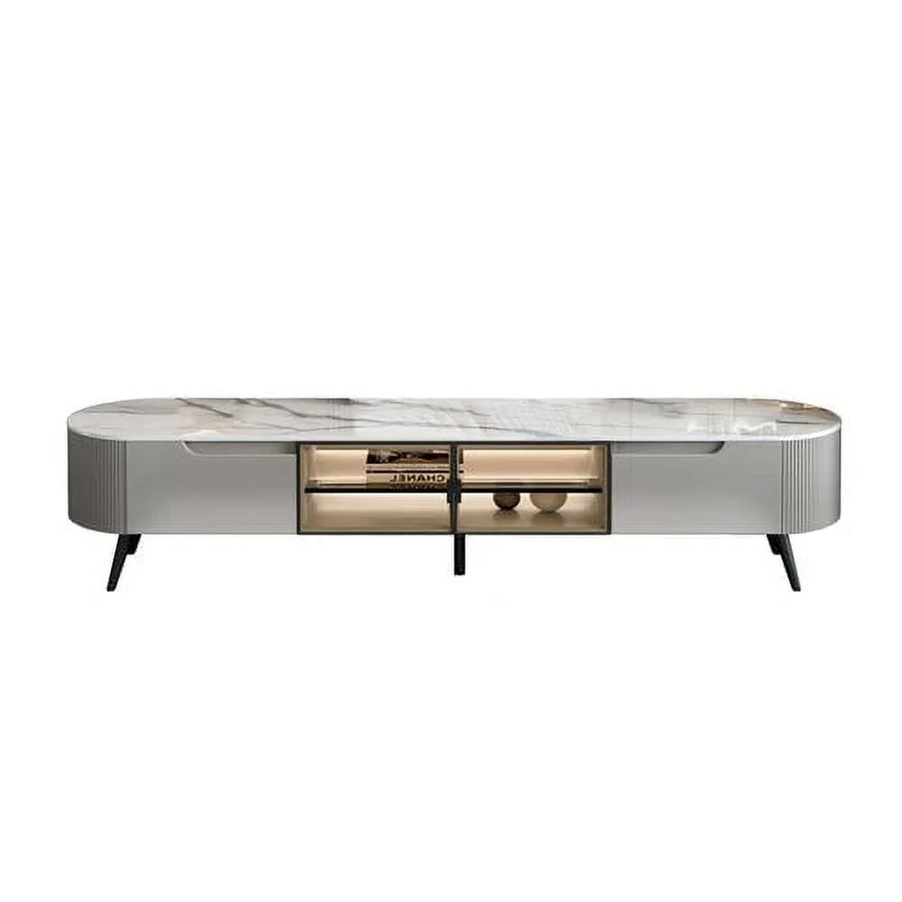 Corner TV Stand with Drawers V52010