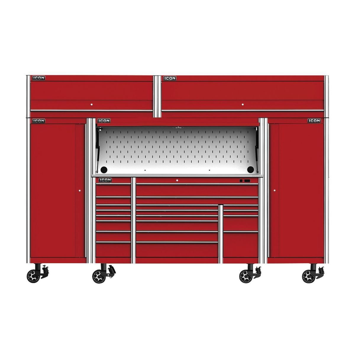 56 in. Overhead Cab, Red H9768