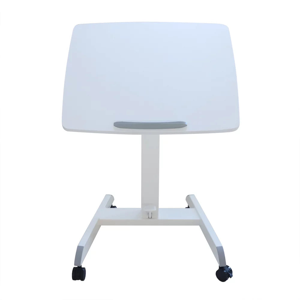 White Tilting Table Top Standing Desk with Wheels K682521