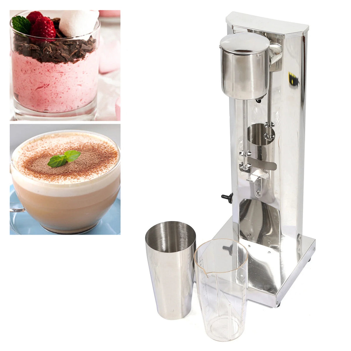 Stainless Steel 180W Electric Milkshake Maker Q91437