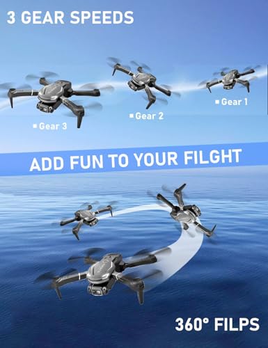Mini Drone with Camera, 1080P FPV, 3 Batteries P89156