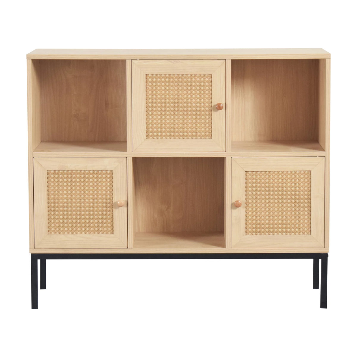 Cube Organizer Display Shelf with 3 Drawers J732832