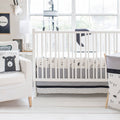 3 Piece Crib Bedding Set L282