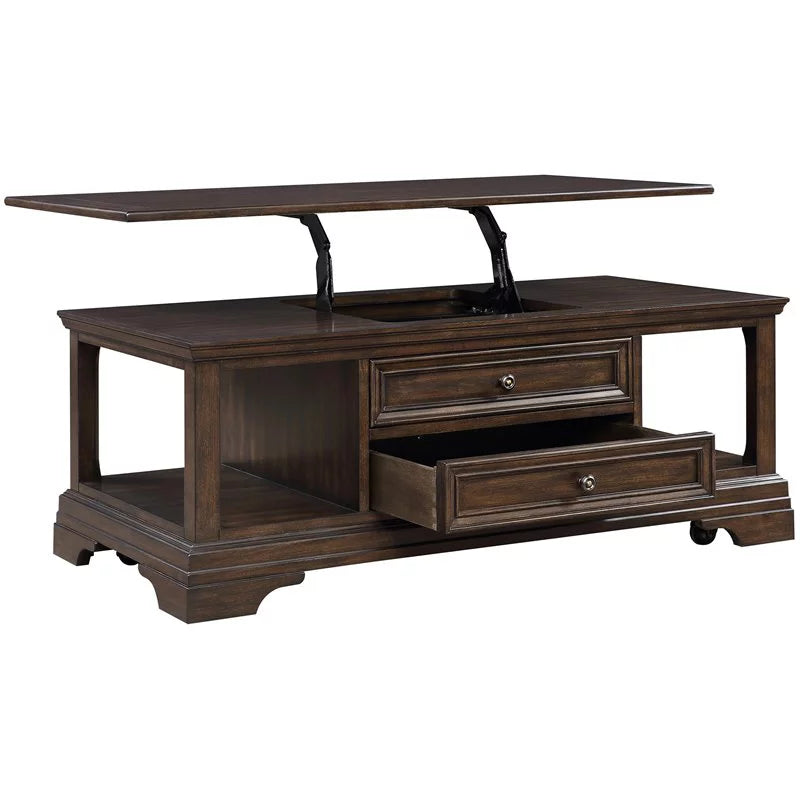 Wooden Lift Top Coffee Table in Espresso D69975
