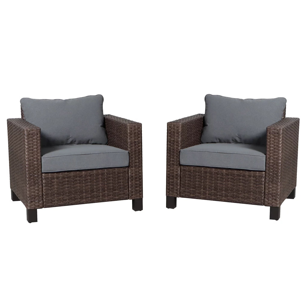 Gray Outdoor Club Chair 2 Pack T277