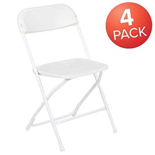 White Plastic Folding Event Table E5518