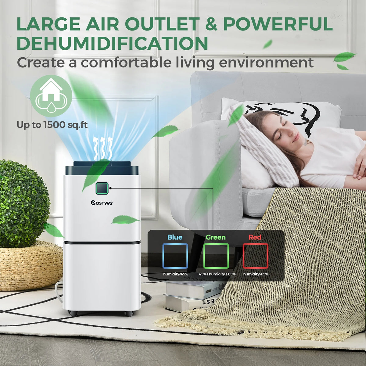 24 Pints Dehumidifier K53660