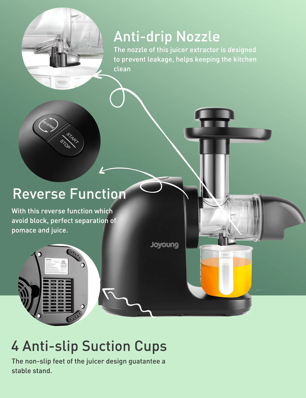 Slow Masticating Cold Press Juicer R65185