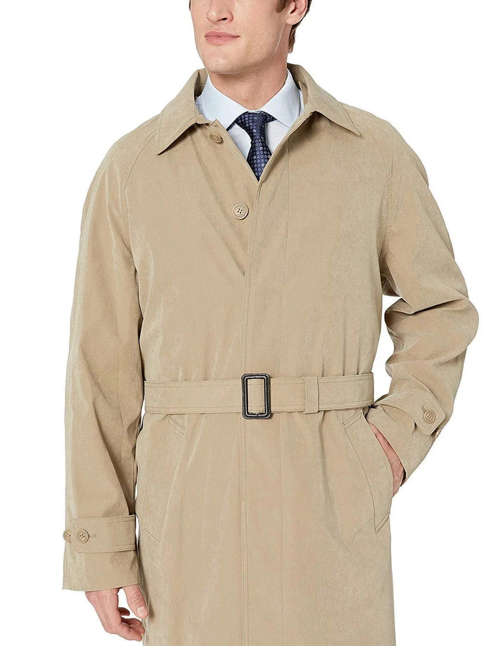 Taupe Full Length Raincoat D15799
