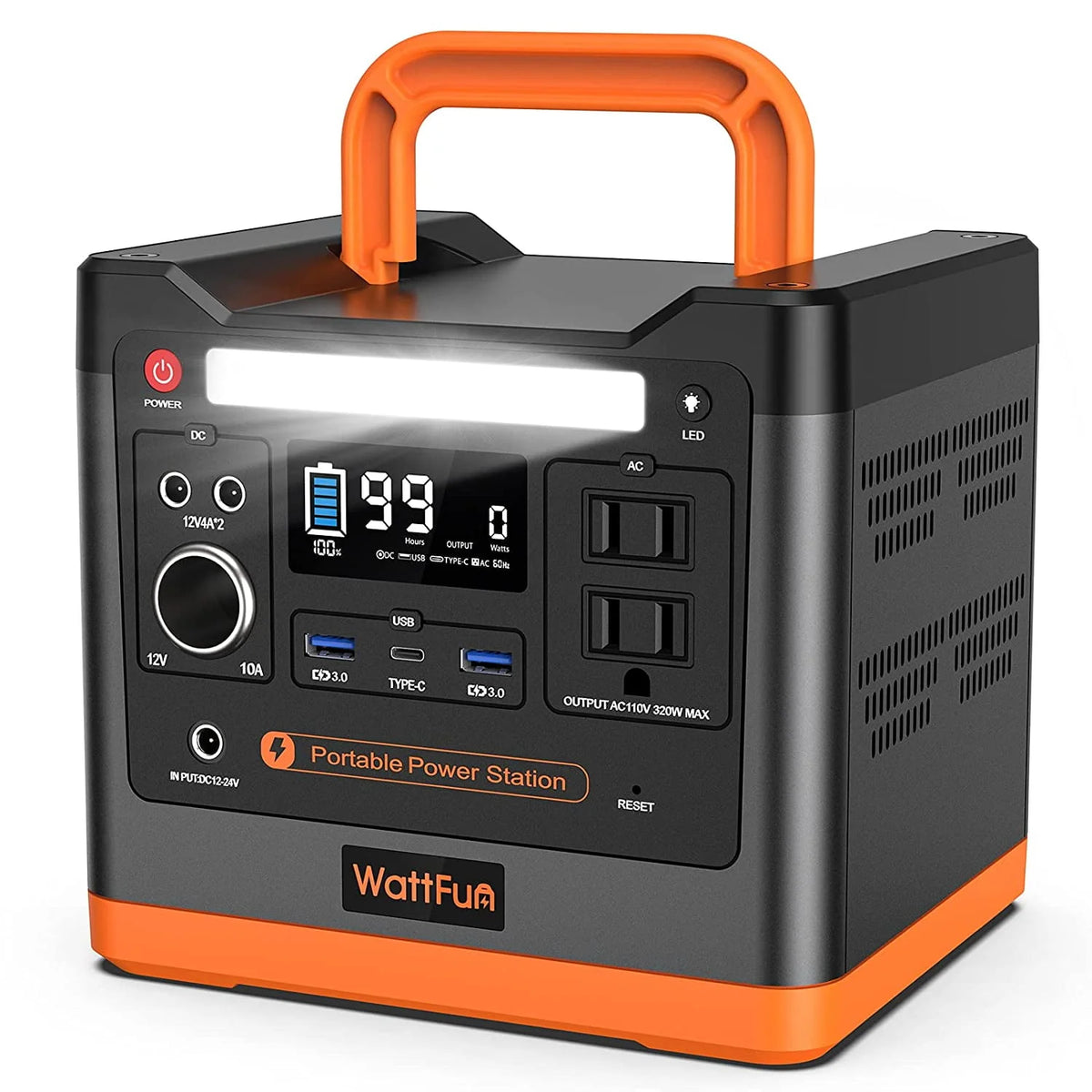 Portable Power Station 96000mAh 298Wh LiFePO4 U99403