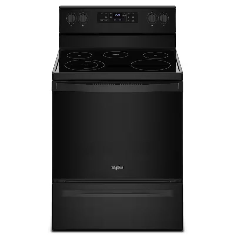 5.3 cu. ft. Electric Range with Steam Clean in Black J335