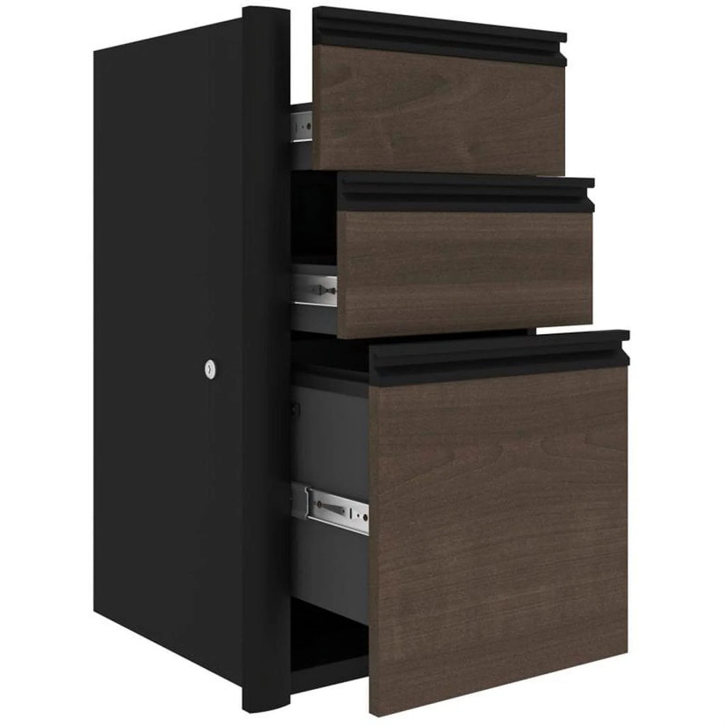 5 Piece L Shaped Computer Desk with Hutch L978