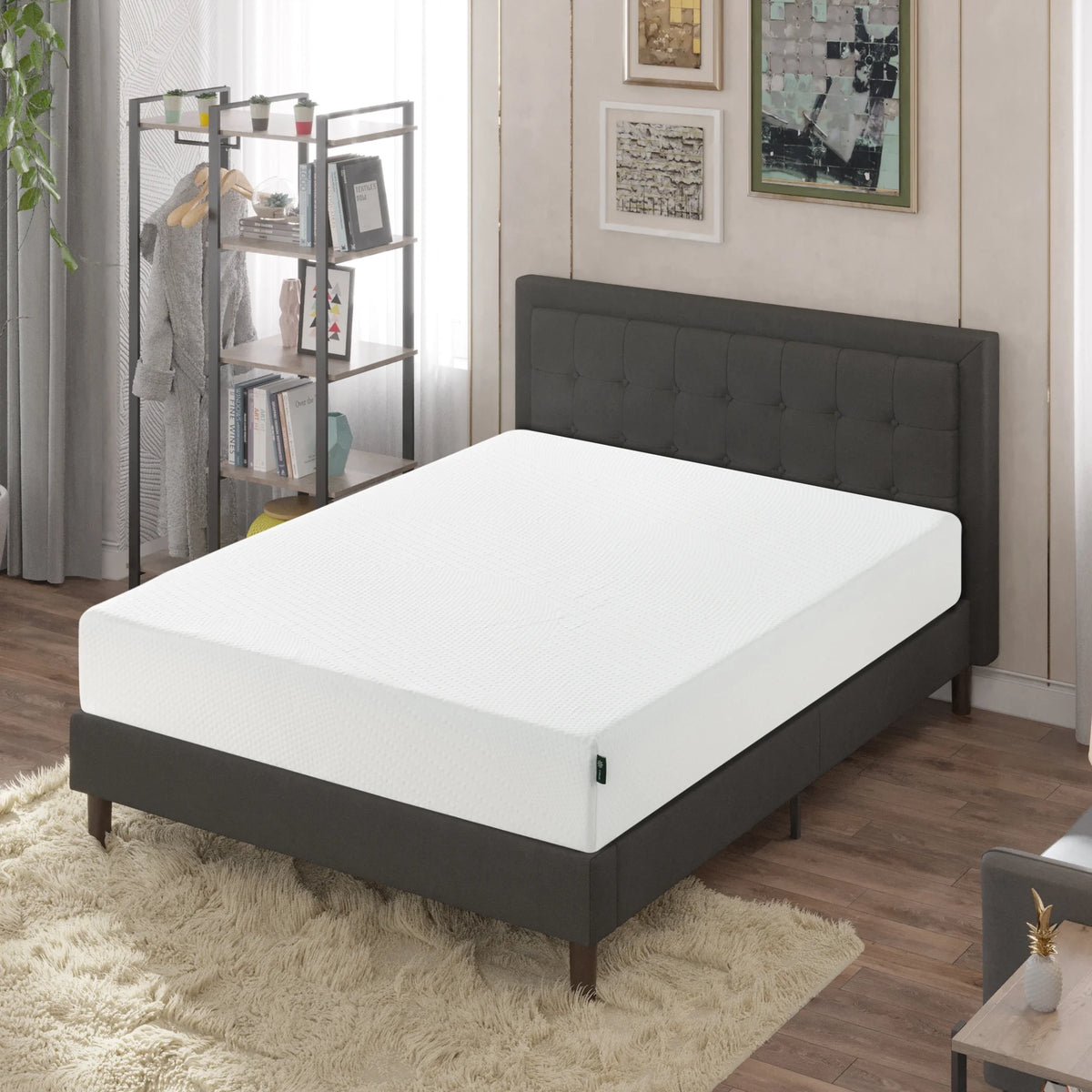 8 Green Tea Memory Foam Mattress Queen T583