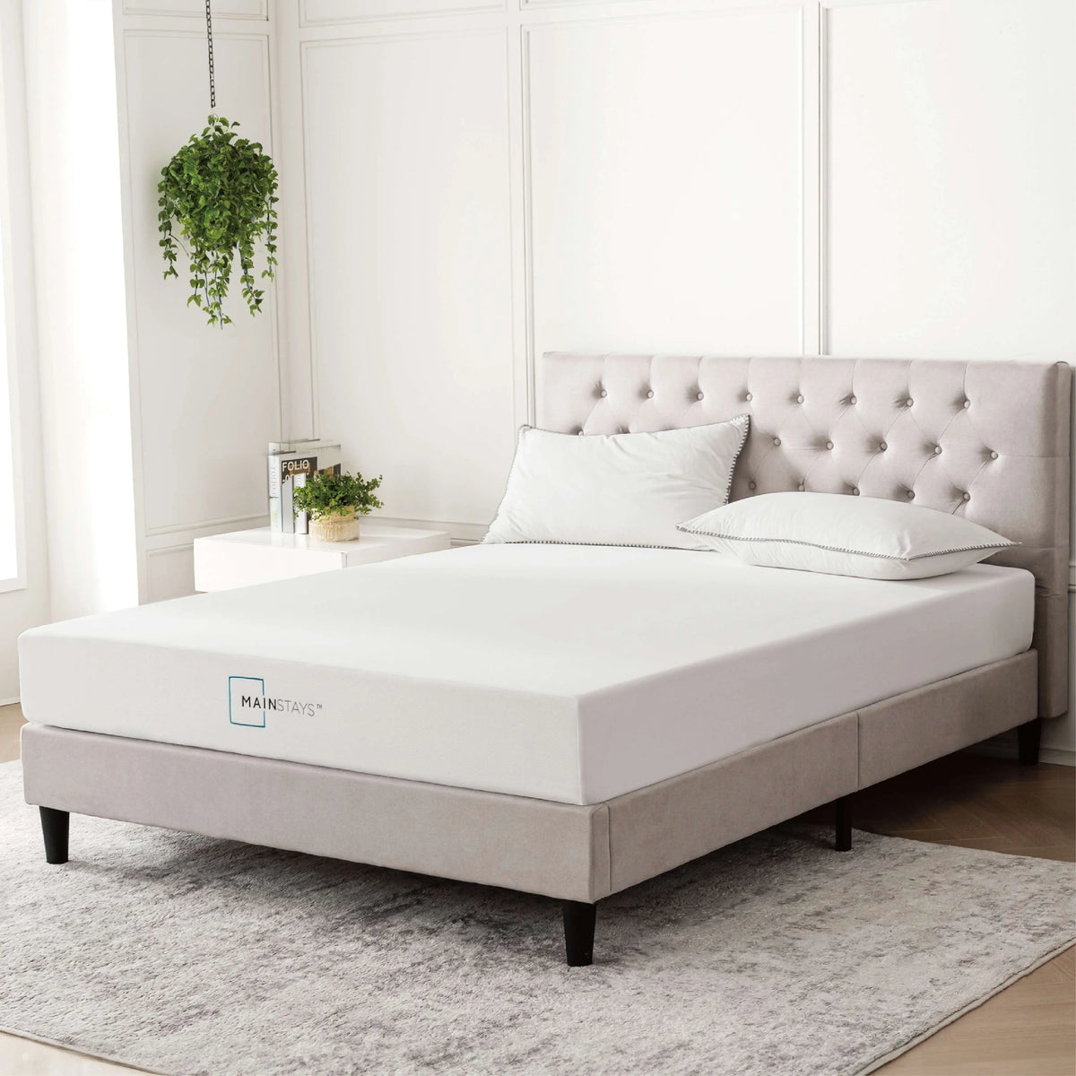 Green Tea Infused Memory Foam Mattress, Twin N70417