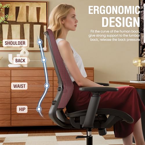 Black Mesh Ergonomic Office Chair R1192