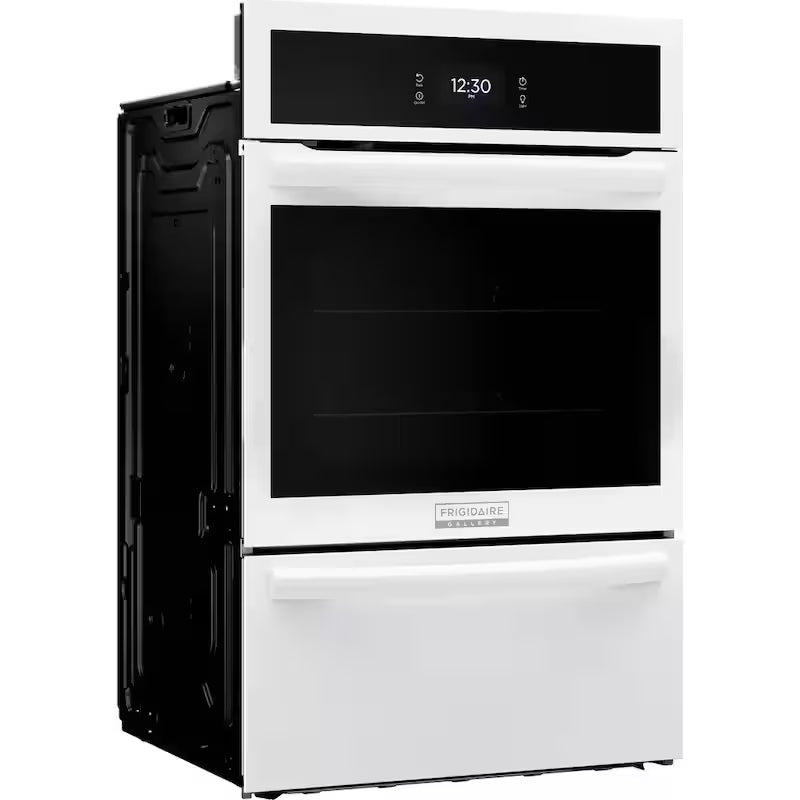 24 in. Single Gas Built-In Wall Oven with Air Fry Self-Cleaning in White P70791