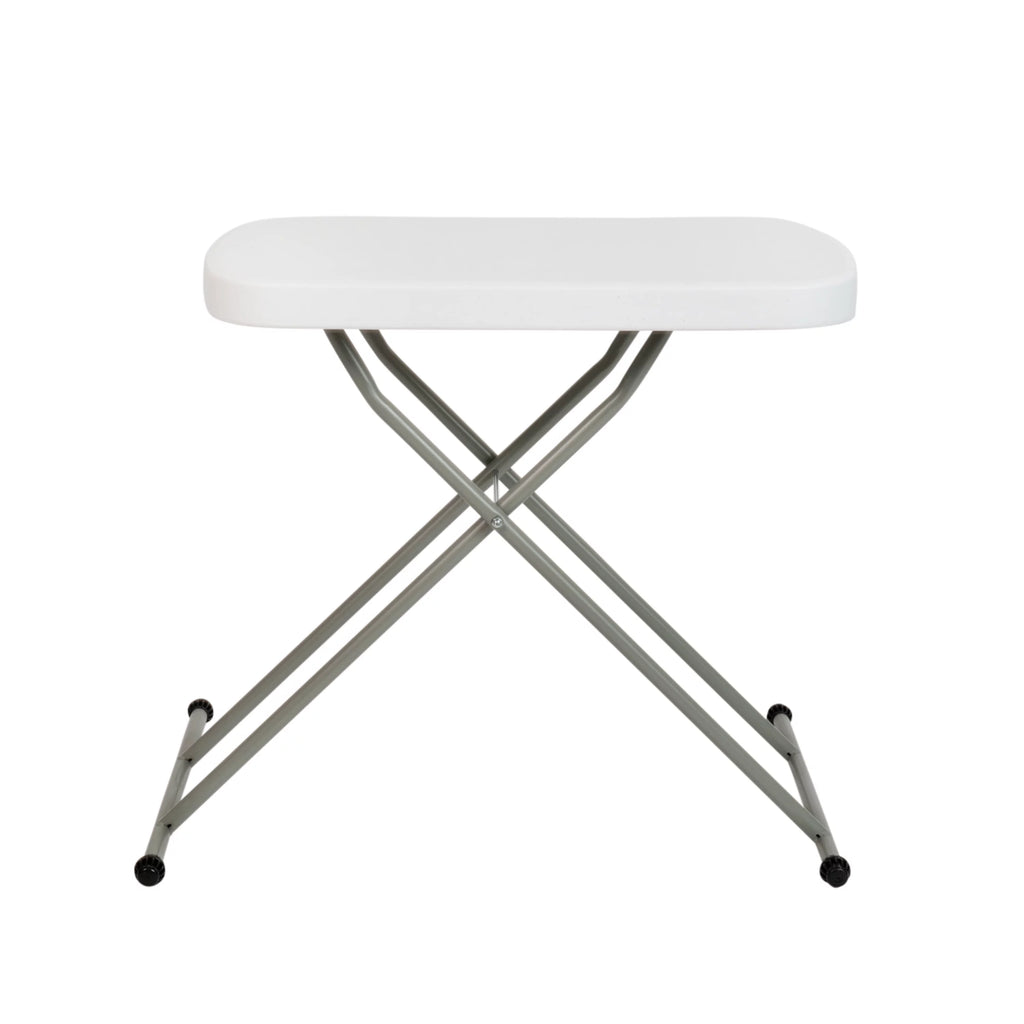 26 Inch Granite White Plastic Folding Table O625944